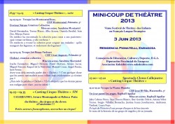 programa mano Mini-Coup de Théâtre 2012 verso